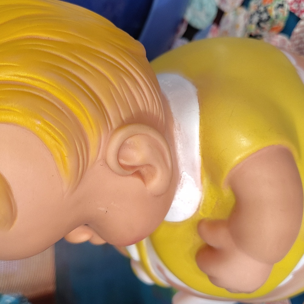 VINTAGE UNEEDA DOLL CO PLUM PEES SQUEAKY DOLL RUBBER SQUEAK TOY - Picture 7 of 9
